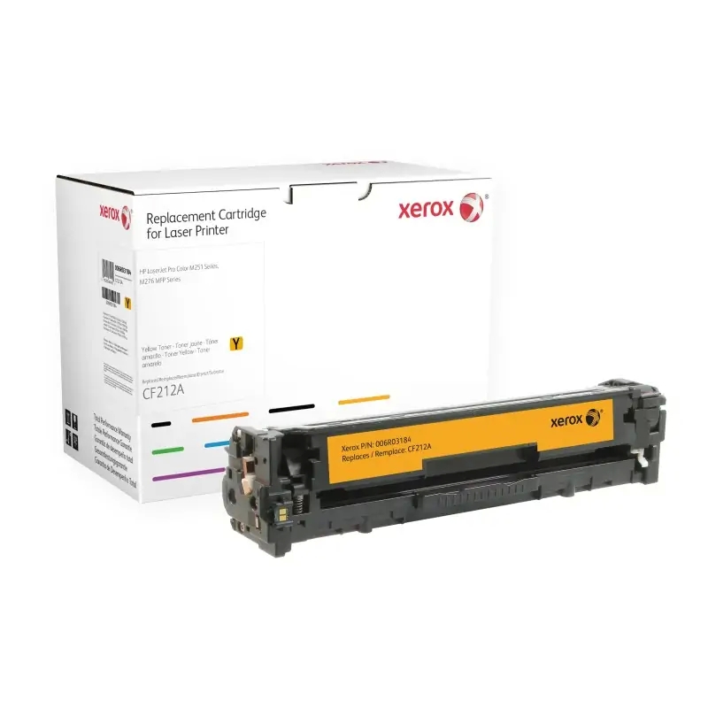 xerox - compatible supplies xerox cartuccia toner giallo. equivalente a hp cf212a . compatibile con laserjet pro 200 m251, mfp m276 uomo